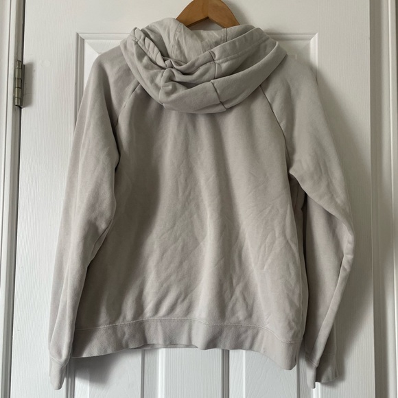 Nike Women's Cream High Neck Hoodie with Embroidered Logo 0390 - Picture 5 of 6